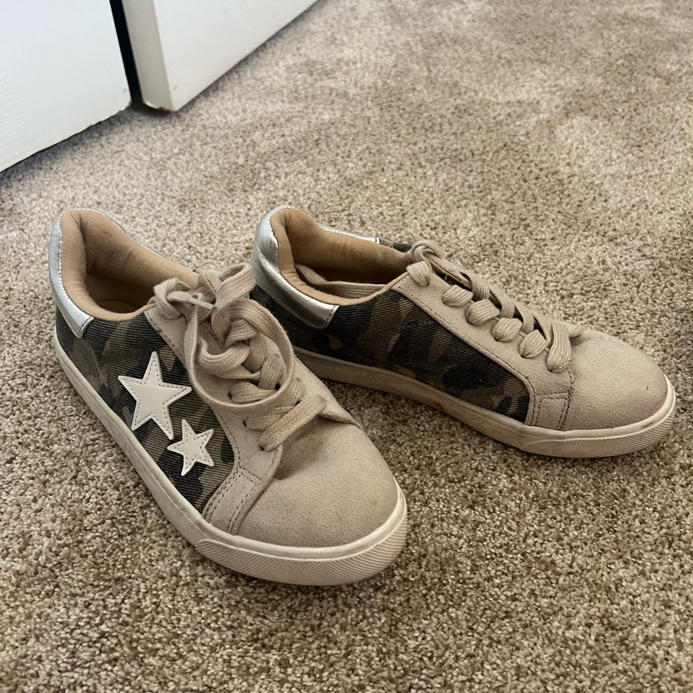 Camo sneakers